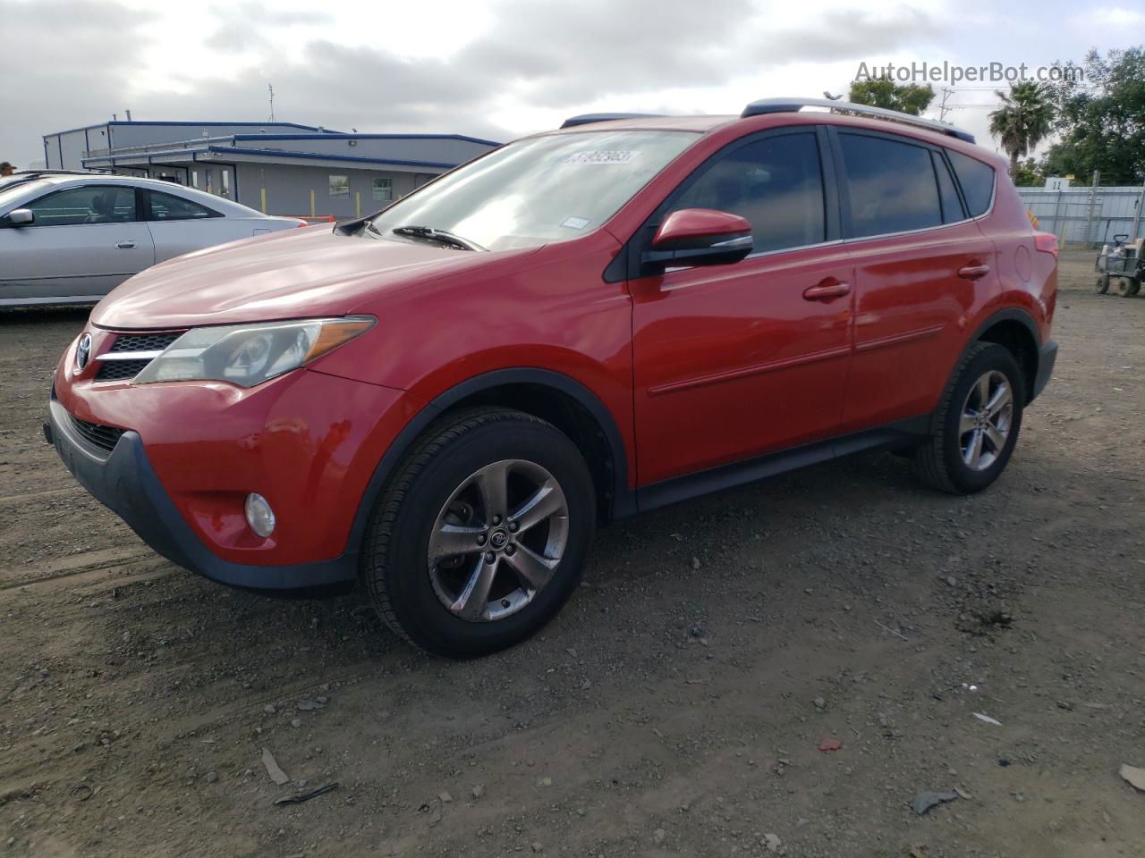 2015 Toyota Rav4 Xle Red vin: JTMWFREV1FJ048529