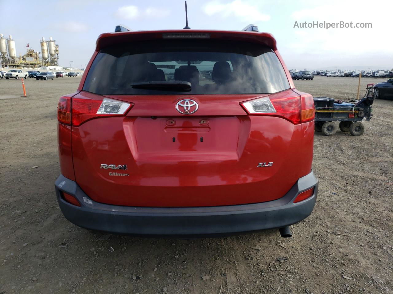 2015 Toyota Rav4 Xle Red vin: JTMWFREV1FJ048529