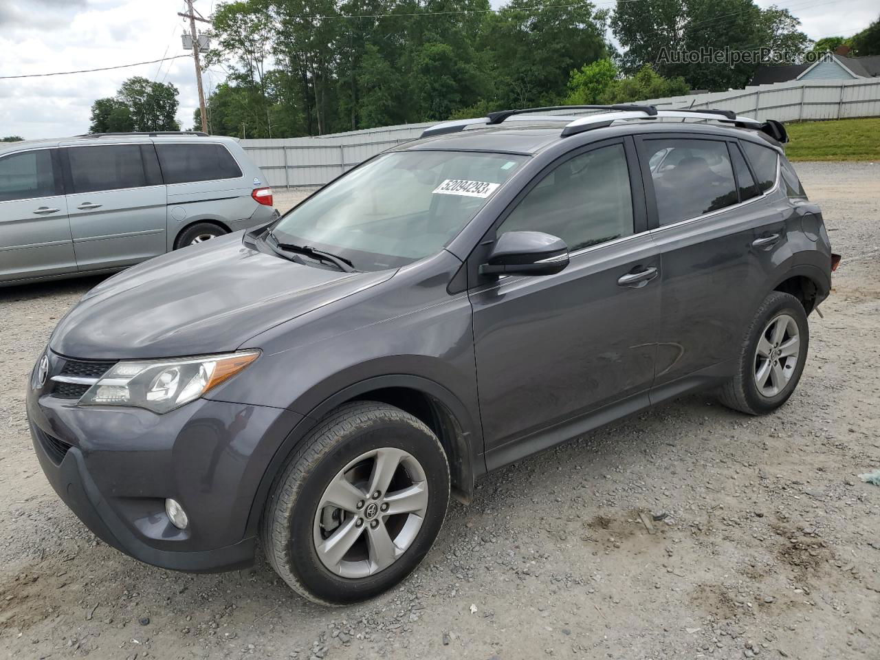 2015 Toyota Rav4 Xle Charcoal vin: JTMWFREV1FJ057165