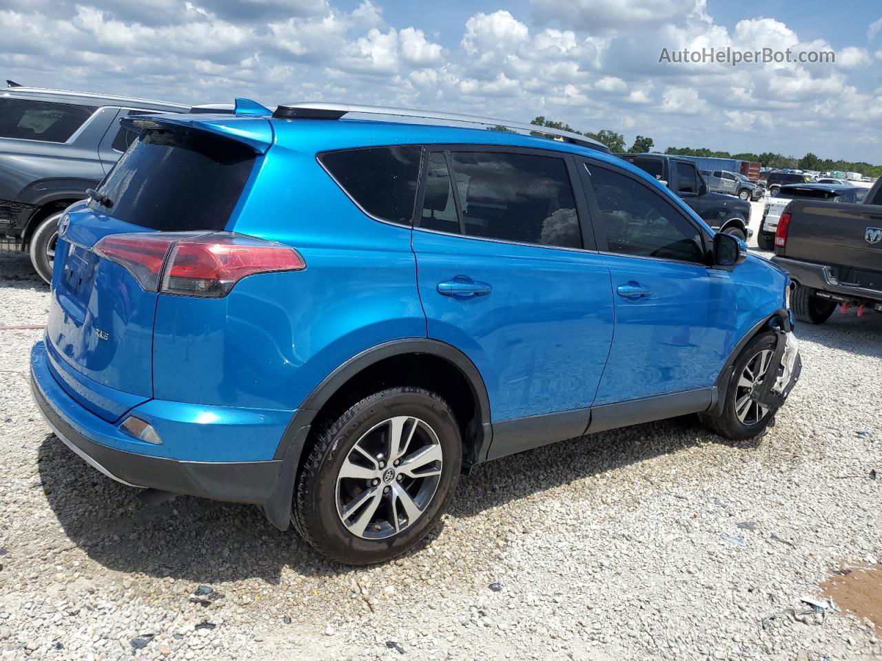 2018 Toyota Rav4 Adventure Синий vin: JTMWFREV1JD131501