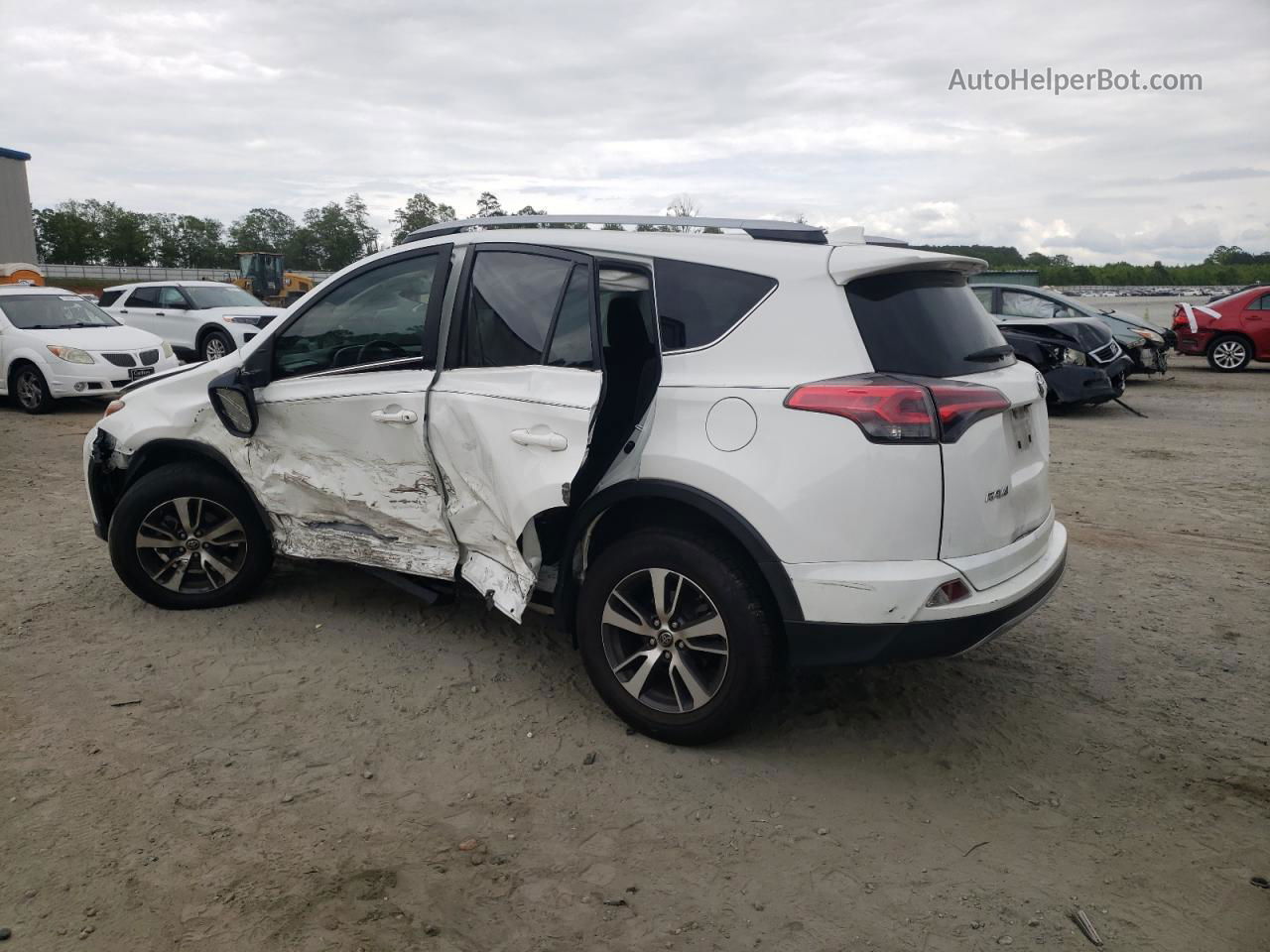 2018 Toyota Rav4 Adventure White vin: JTMWFREV1JJ158621