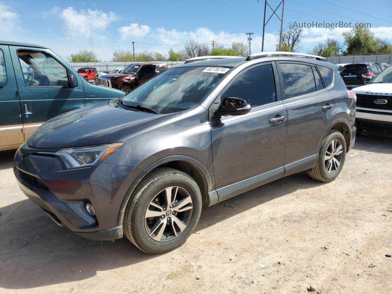 2018 Toyota Rav4 Adventure Gray vin: JTMWFREV1JJ734224