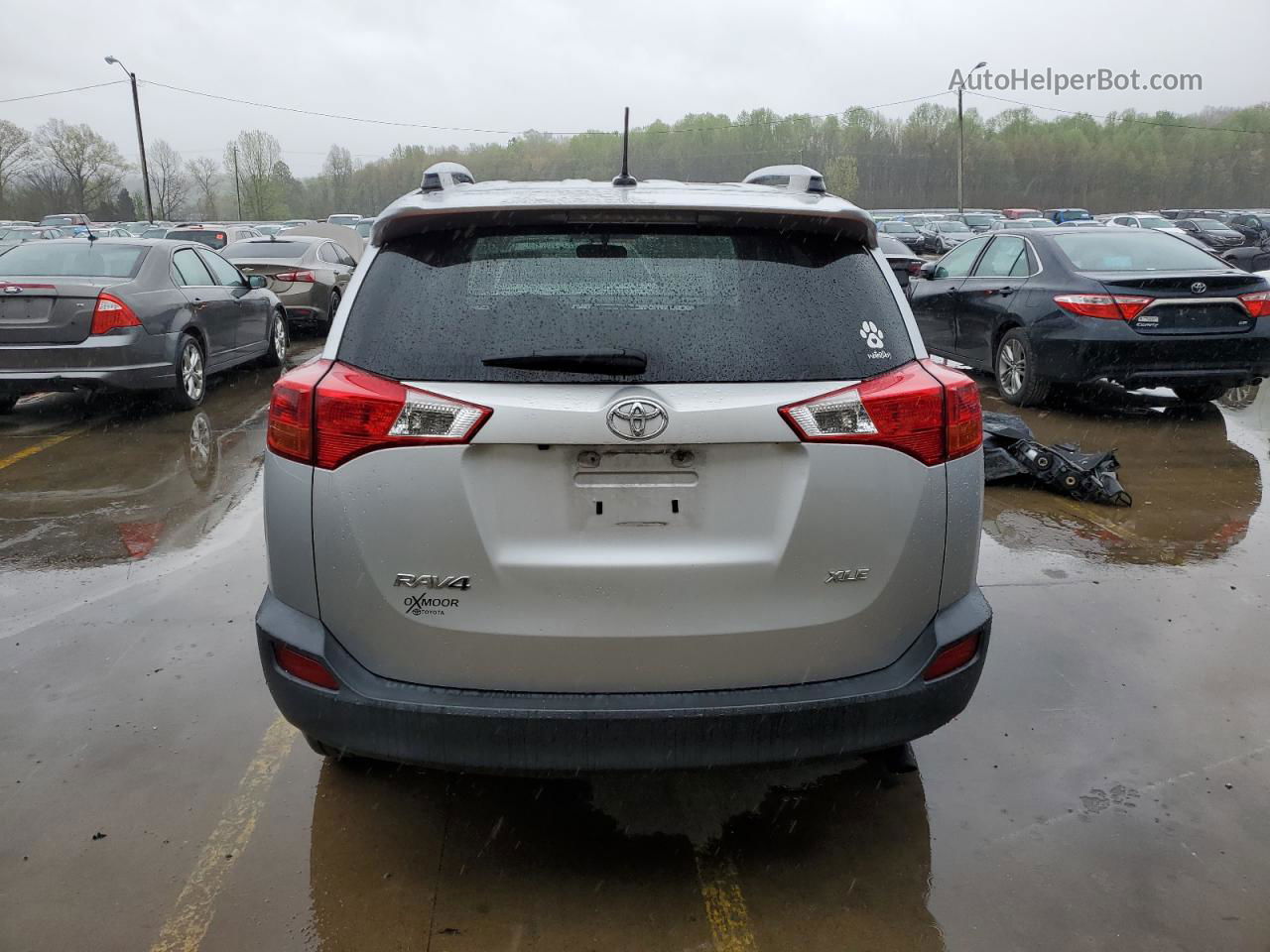 2015 Toyota Rav4 Xle Silver vin: JTMWFREV2FJ059555