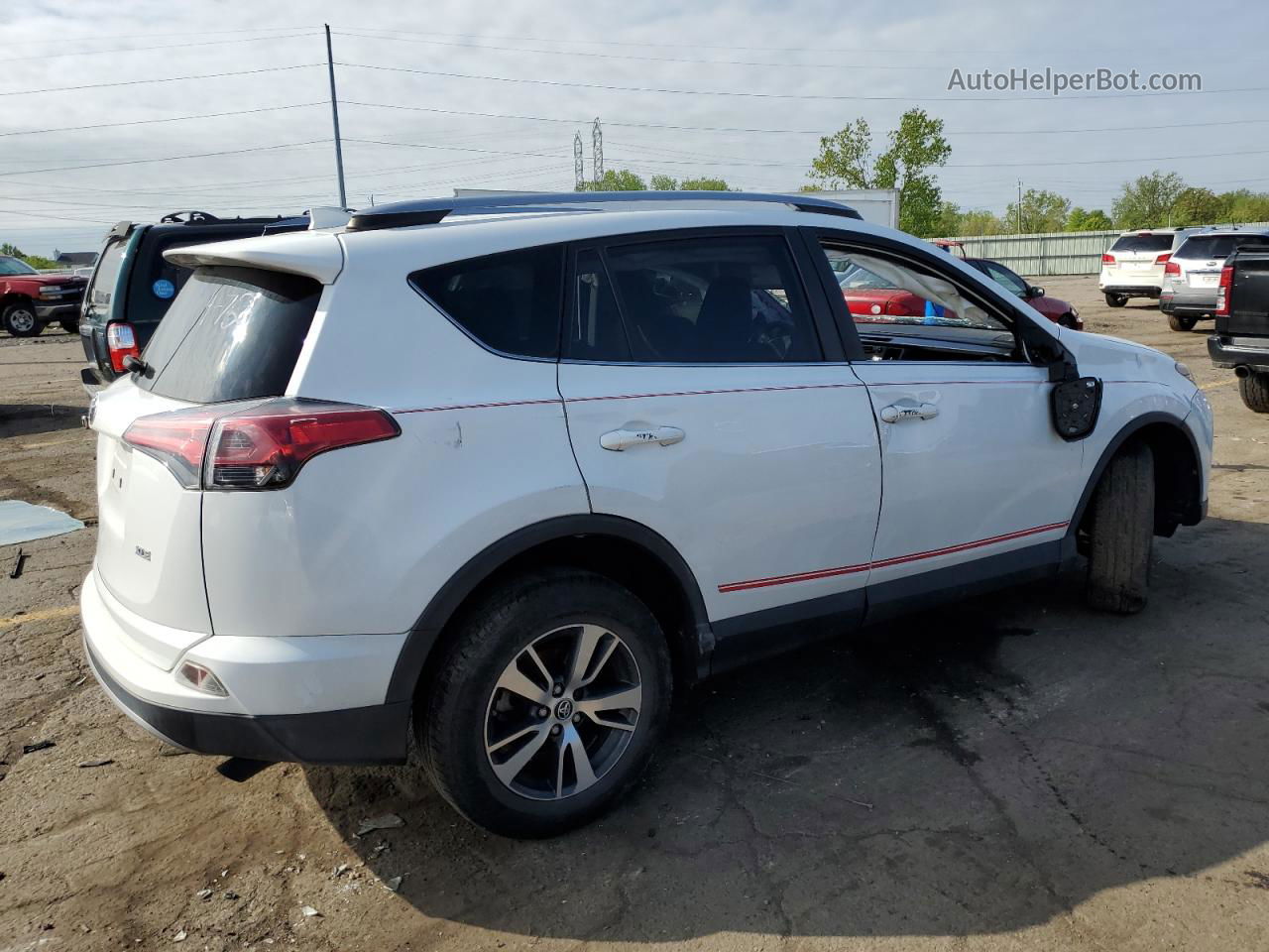 2018 Toyota Rav4 Adventure White vin: JTMWFREV2JD117784