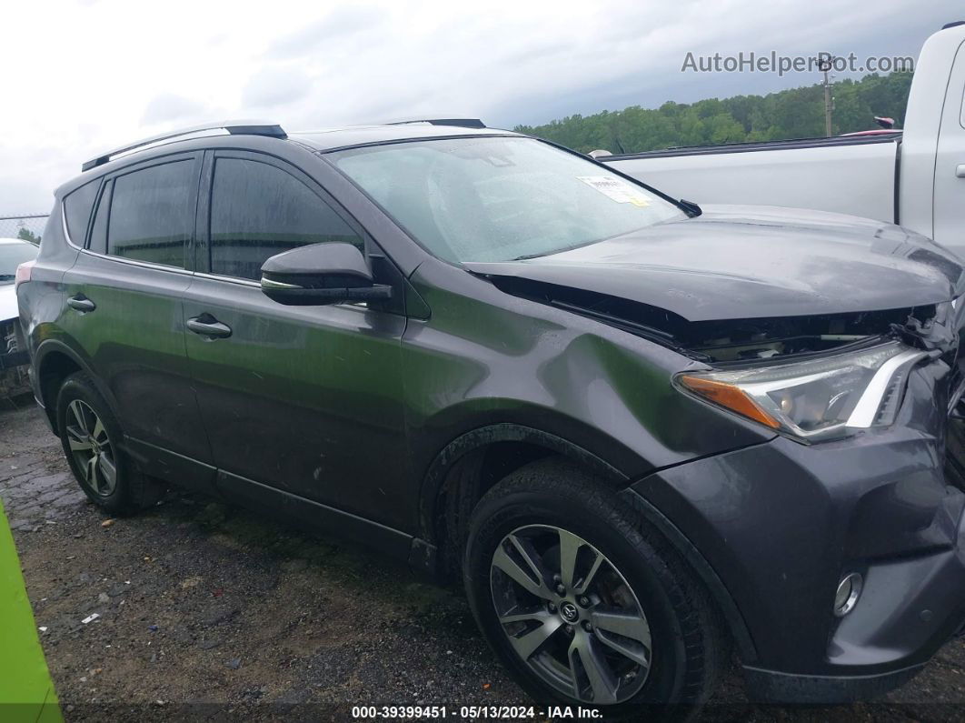 2016 Toyota Rav4 Xle Gray vin: JTMWFREV5GJ064489