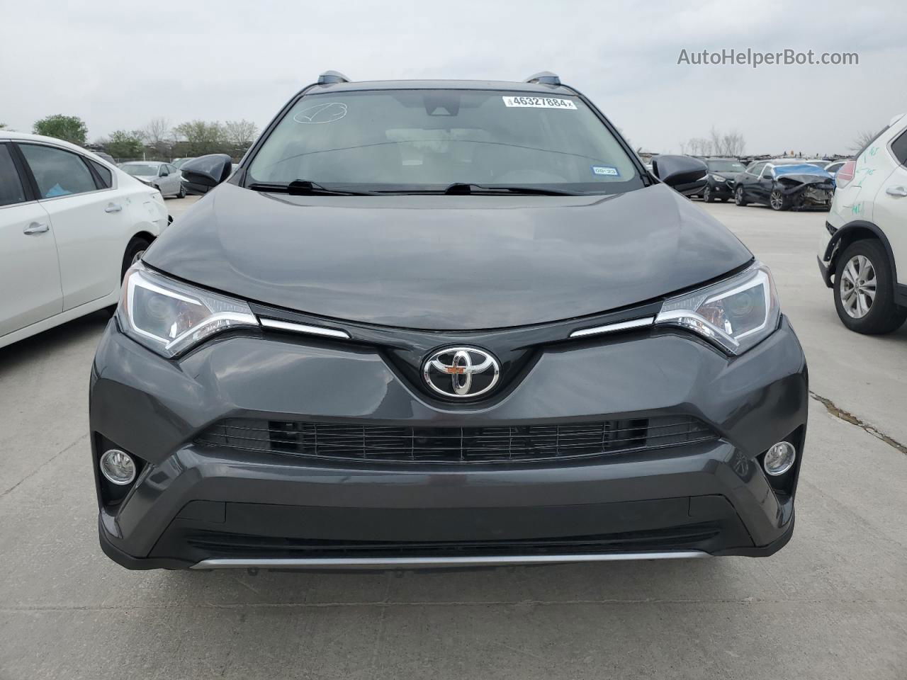 2017 Toyota Rav4 Xle Gray vin: JTMWFREV5HD102903