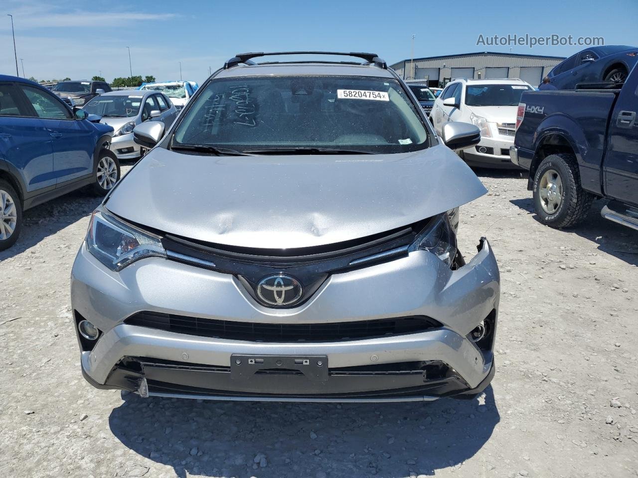 2018 Toyota Rav4 Adventure Silver vin: JTMWFREV5JJ209764