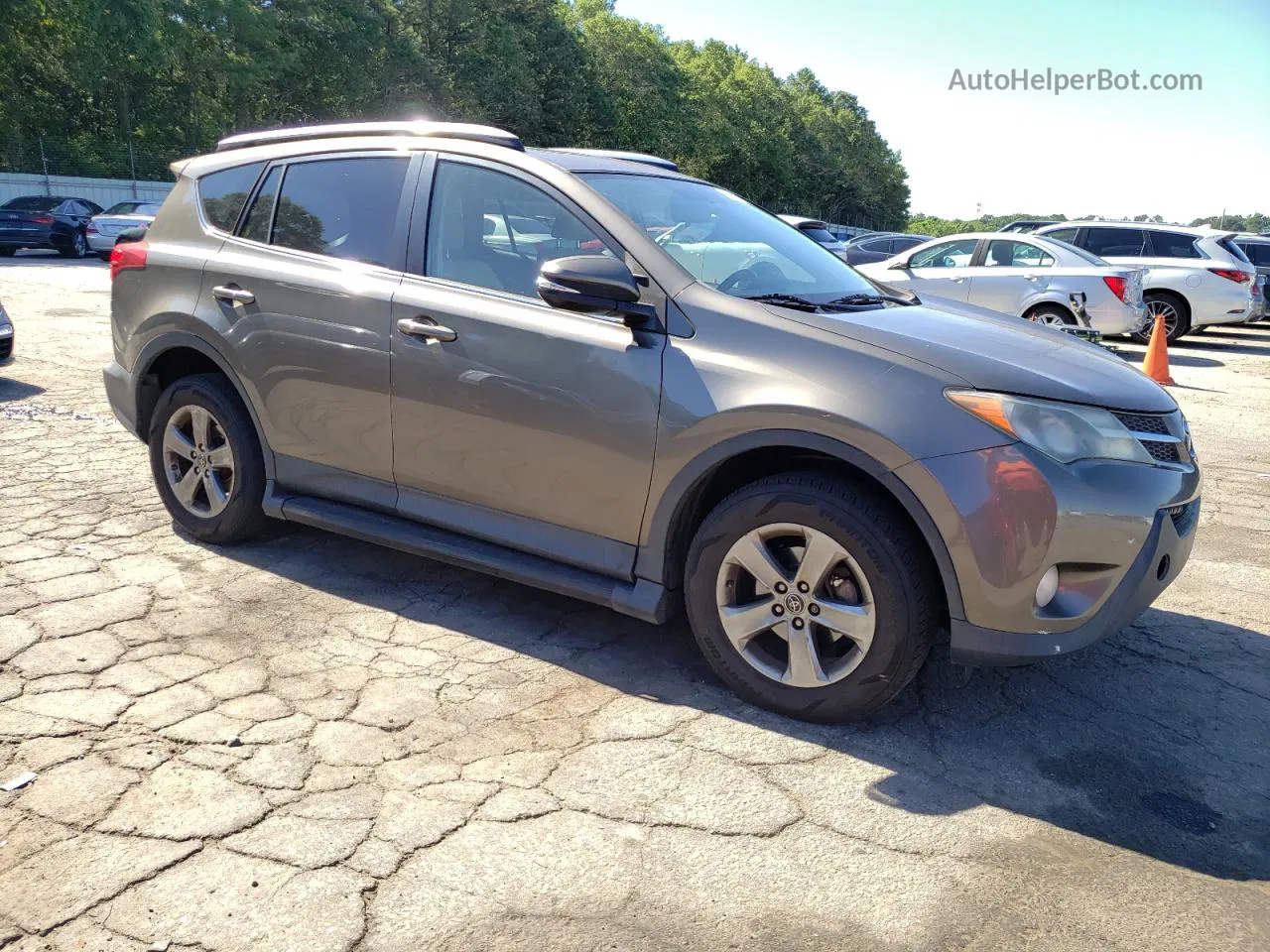 2015 Toyota Rav4 Xle Brown vin: JTMWFREV6FD075420