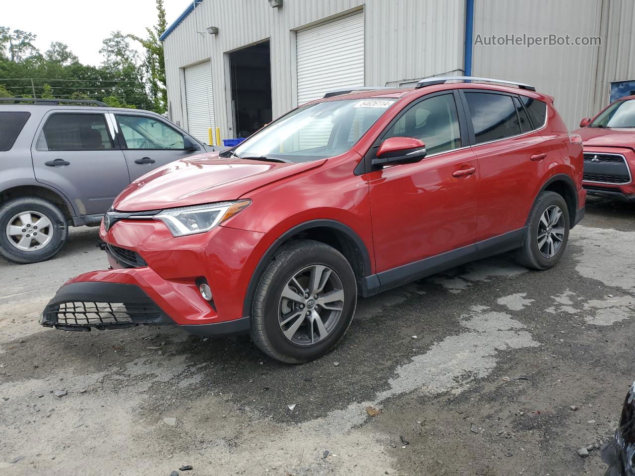 2017 Toyota Rav4 Xle Red vin: JTMWFREV6HJ115175