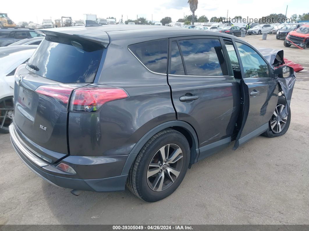 2018 Toyota Rav4 Xle Gray vin: JTMWFREV6JJ726135