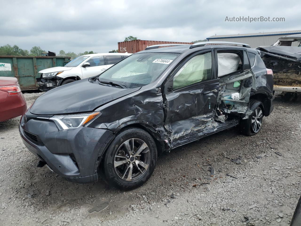 2018 Toyota Rav4 Adventure Gray vin: JTMWFREV6JJ736759