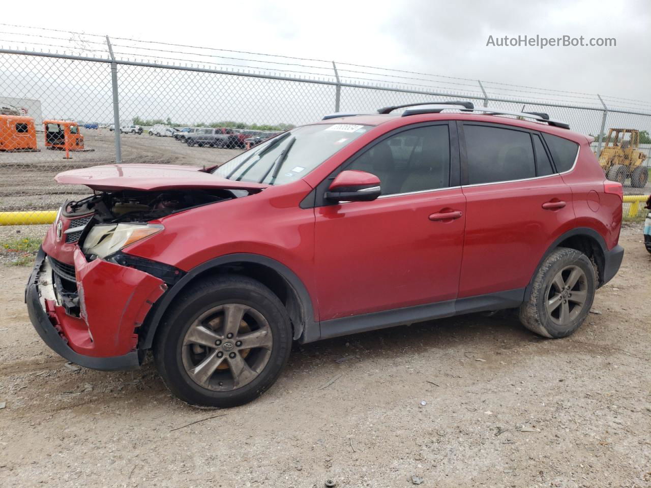 2015 Toyota Rav4 Xle Red vin: JTMWFREV7FD063843