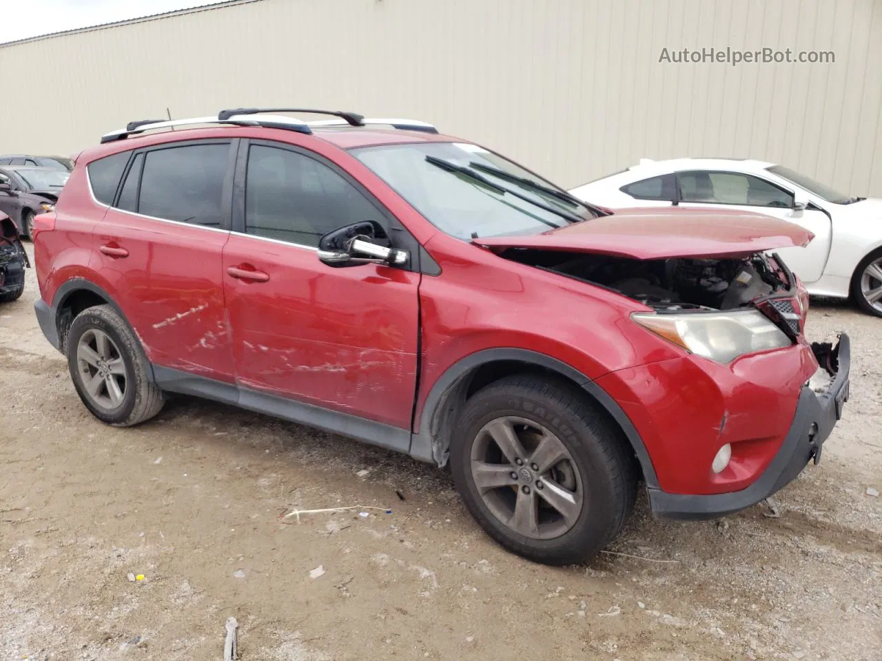 2015 Toyota Rav4 Xle Красный vin: JTMWFREV7FD063843