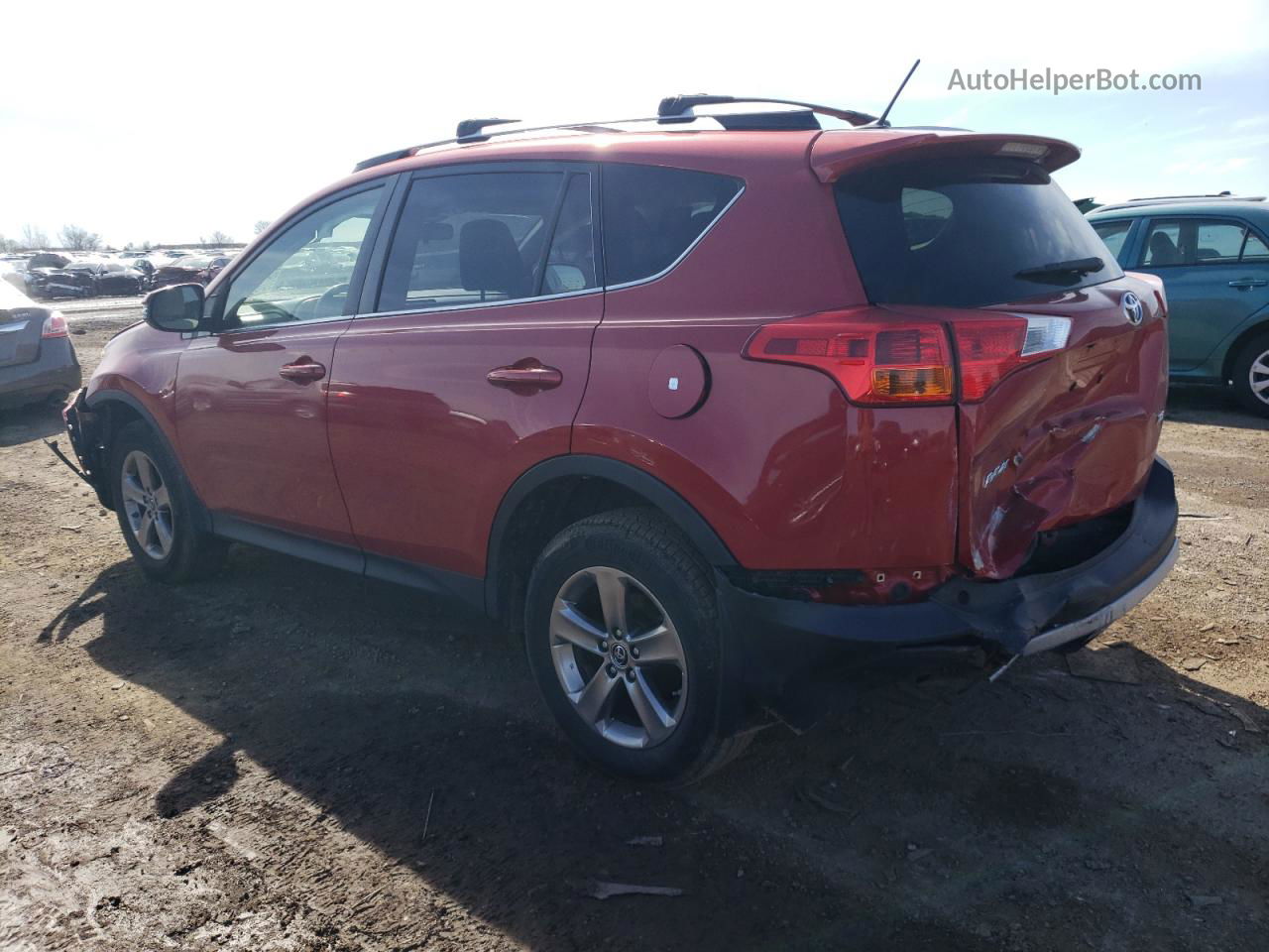 2015 Toyota Rav4 Xle Red vin: JTMWFREV7FD067892