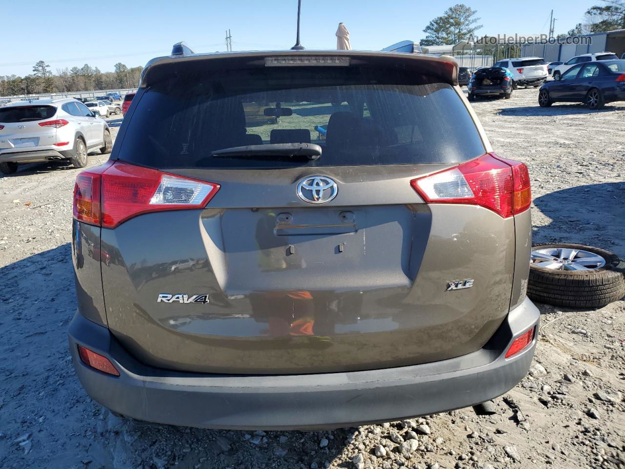 2015 Toyota Rav4 Xle Brown vin: JTMWFREV9FD063729