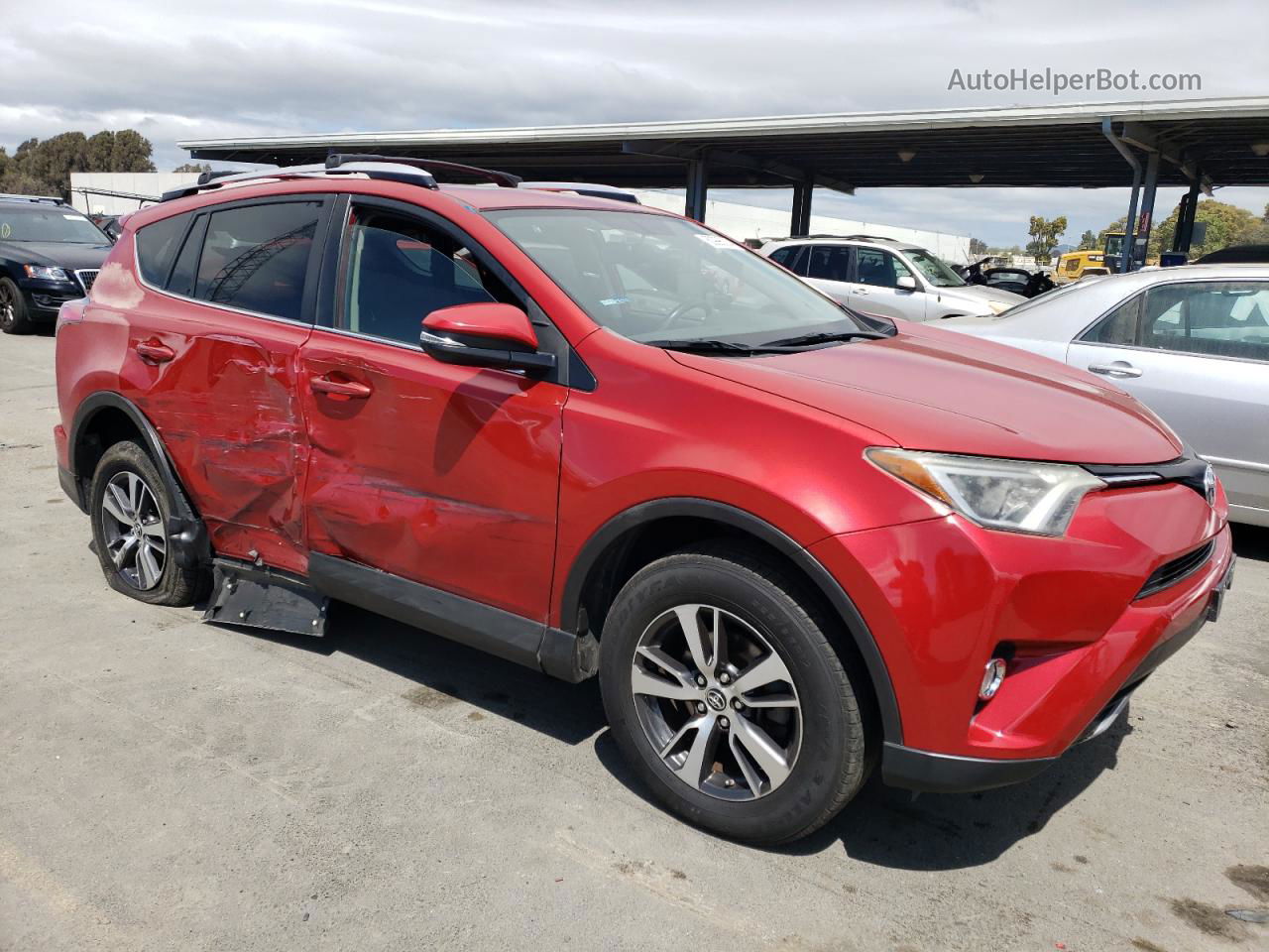 2016 Toyota Rav4 Xle Red vin: JTMWFREVXGJ087170