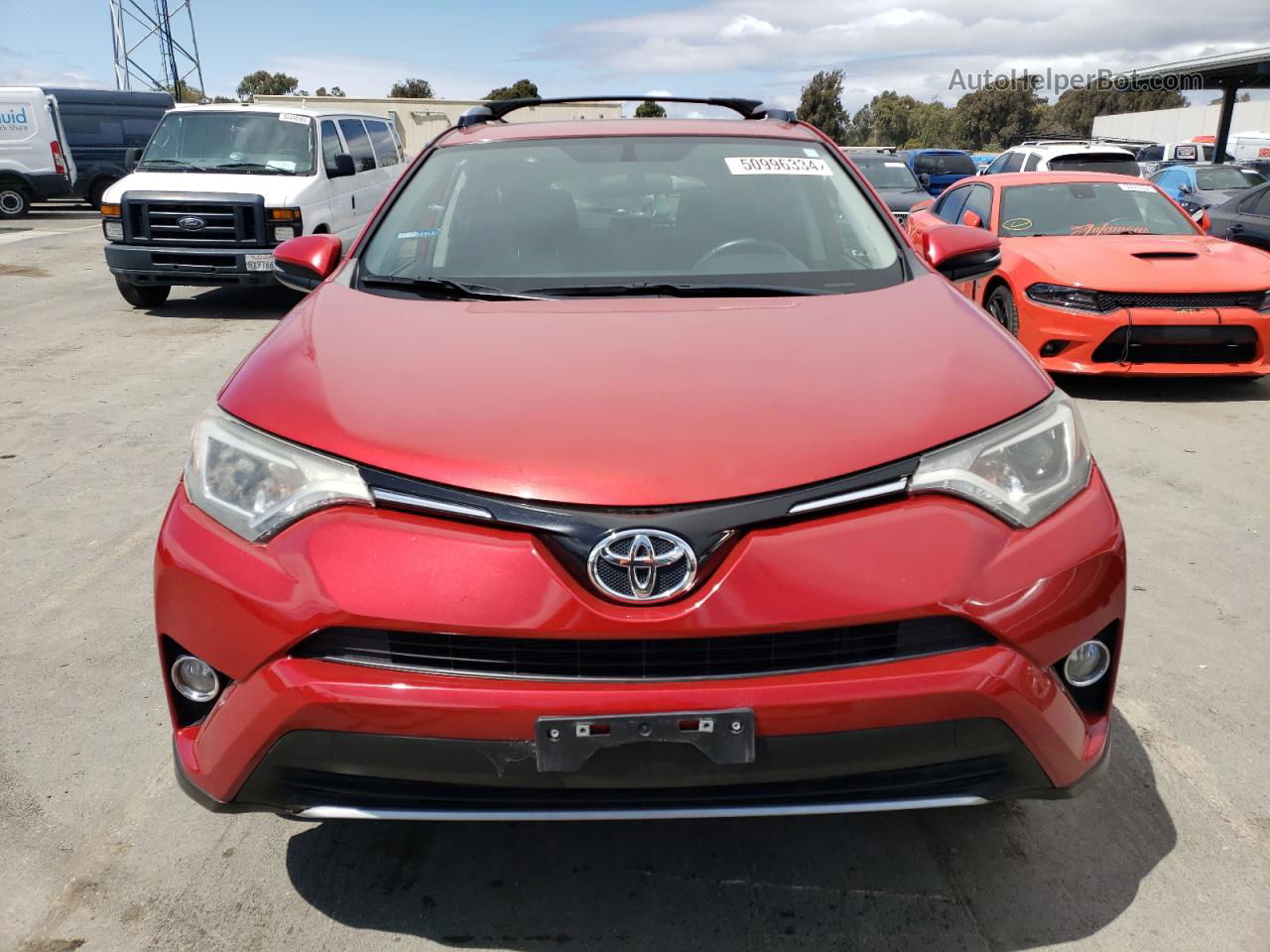 2016 Toyota Rav4 Xle Red vin: JTMWFREVXGJ087170