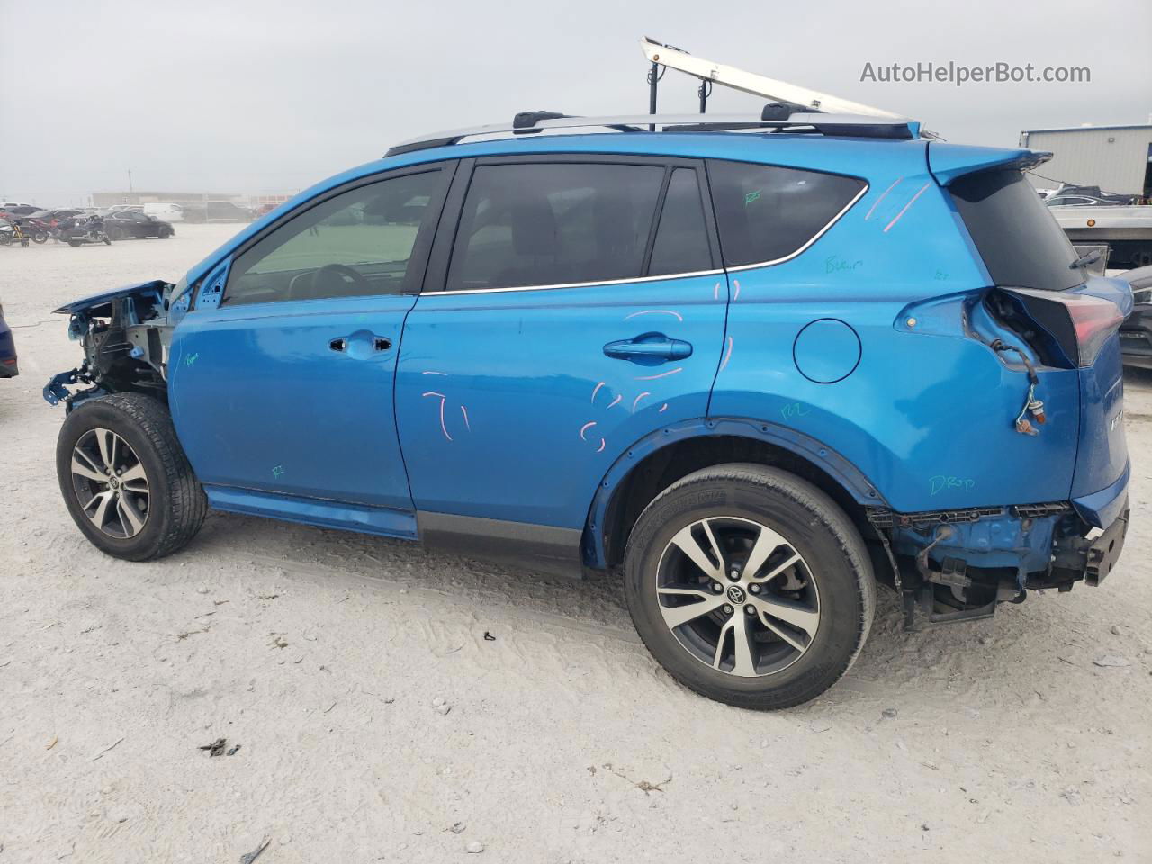 2017 Toyota Rav4 Xle Blue vin: JTMWFREVXHJ709073