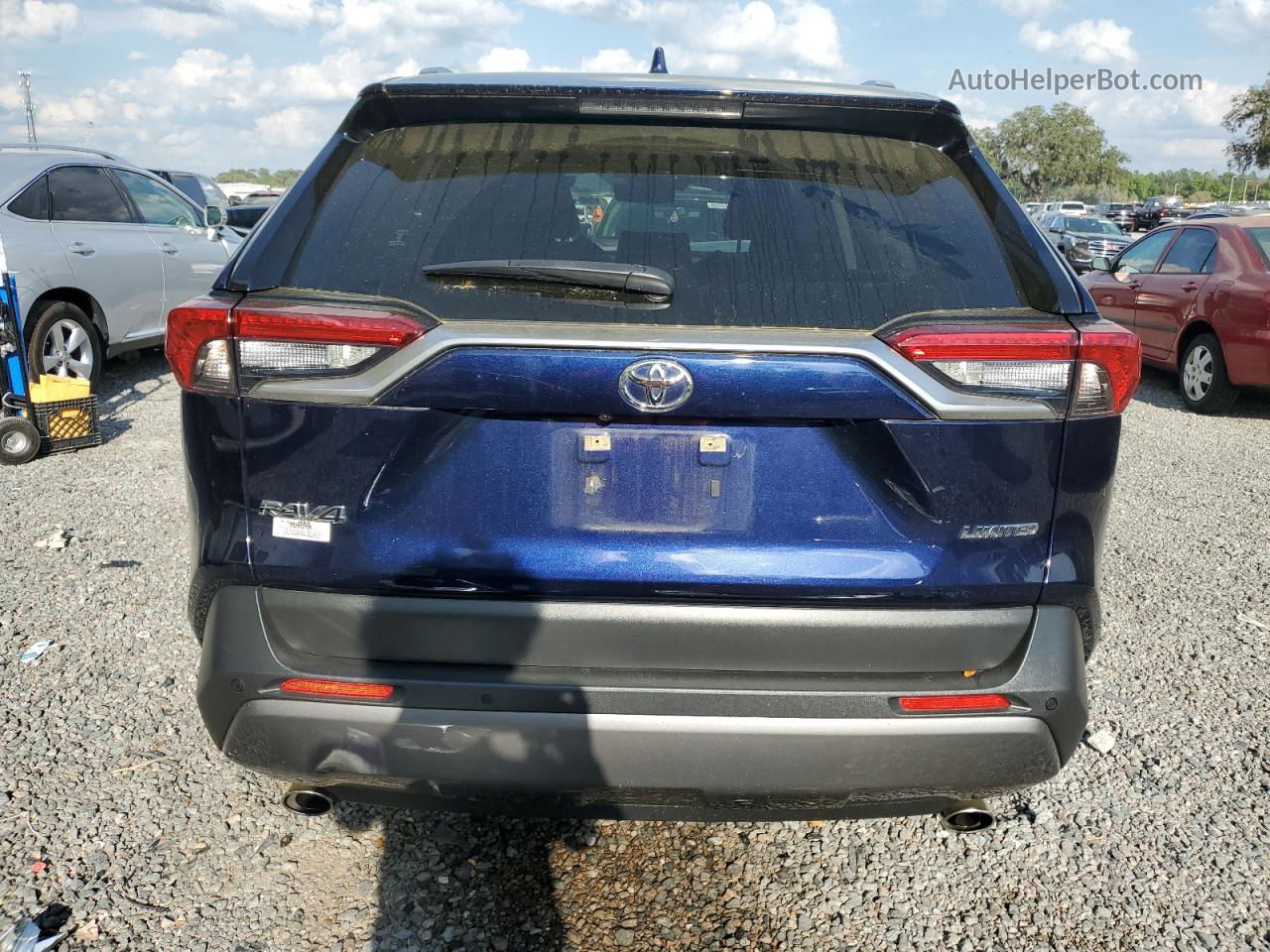 2021 Toyota Rav4 Limited Blue vin: JTMY1RFV1MJ023309