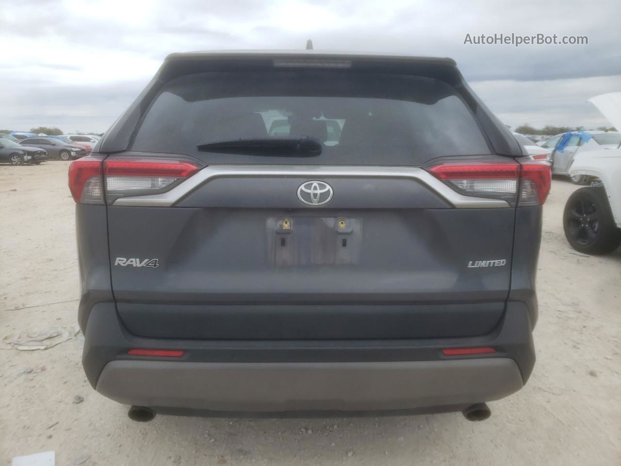 2019 Toyota Rav4 Limited Серый vin: JTMY1RFV4KD501184