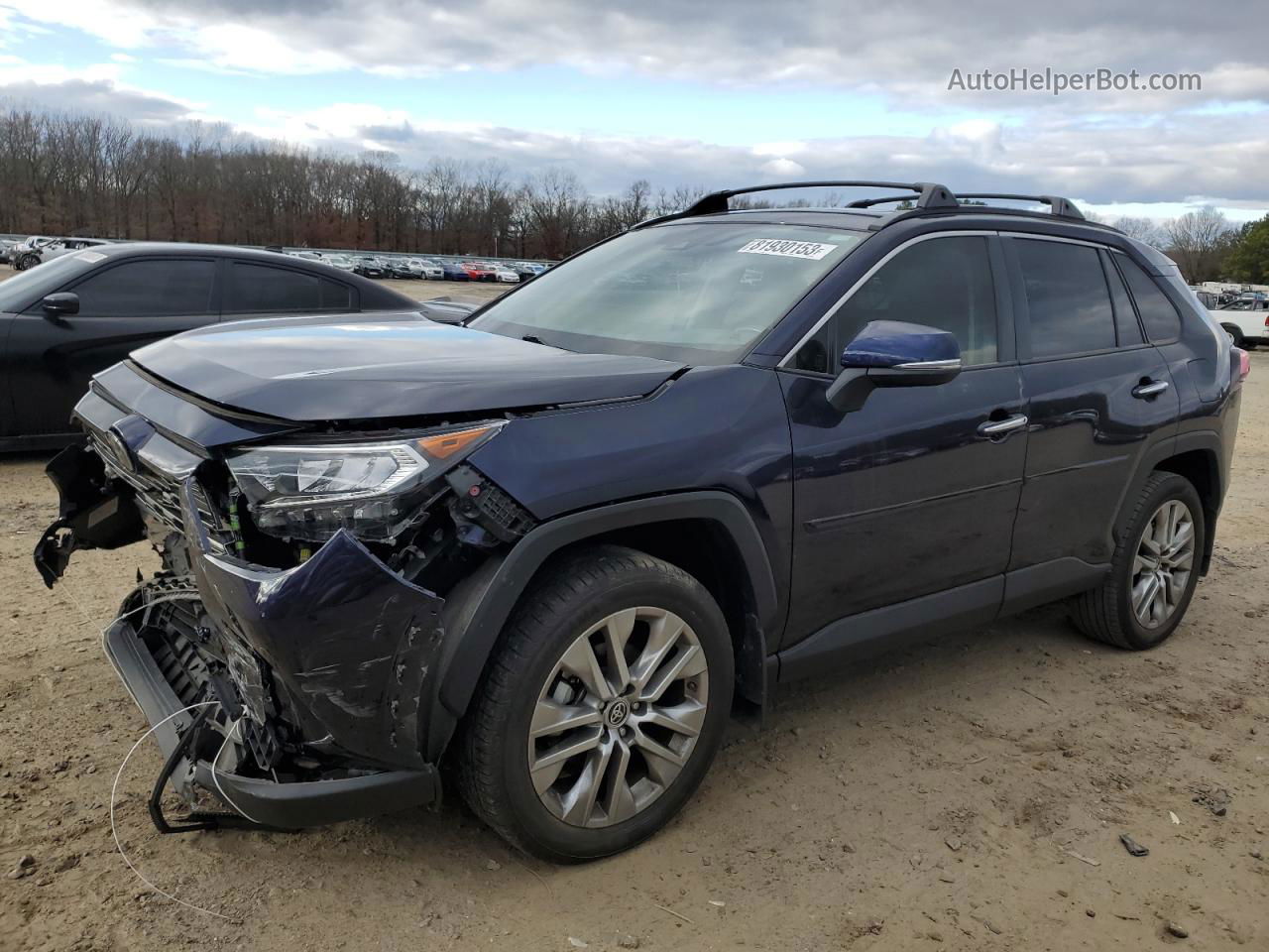 2019 Toyota Rav4 Limited Black vin: JTMY1RFV6KD038416