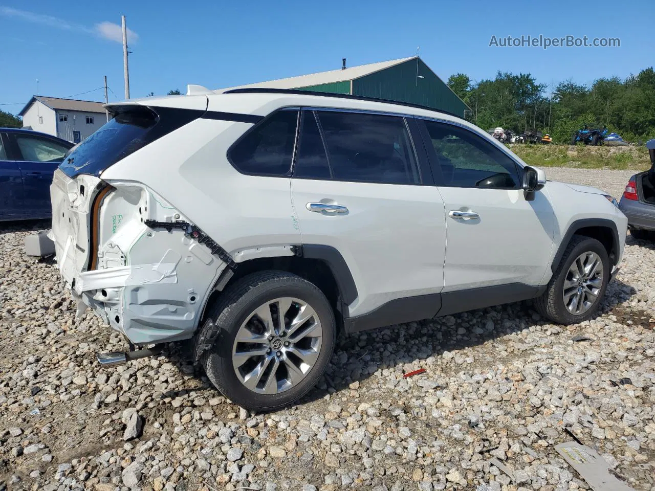 2020 Toyota Rav4 Limited White vin: JTMY1RFV7LD519759