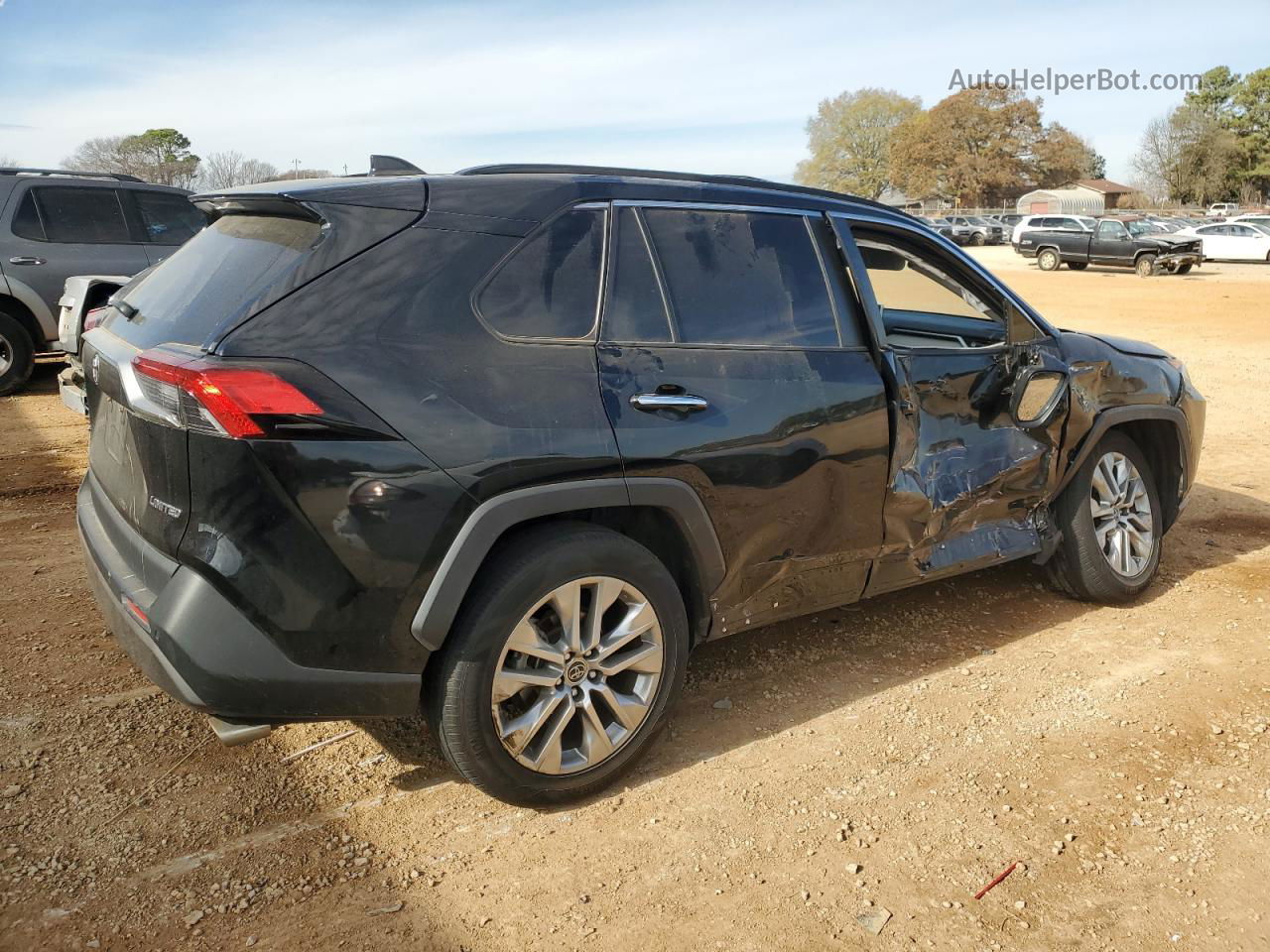 2019 Toyota Rav4 Limited Black vin: JTMY1RFV9KD516232