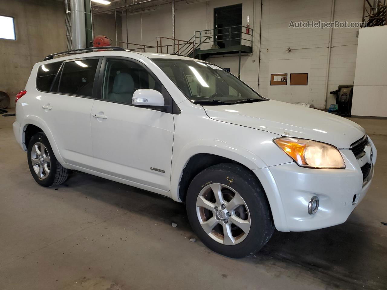 2010 Toyota Rav4 Limited White vin: JTMYF4DV5A5015600