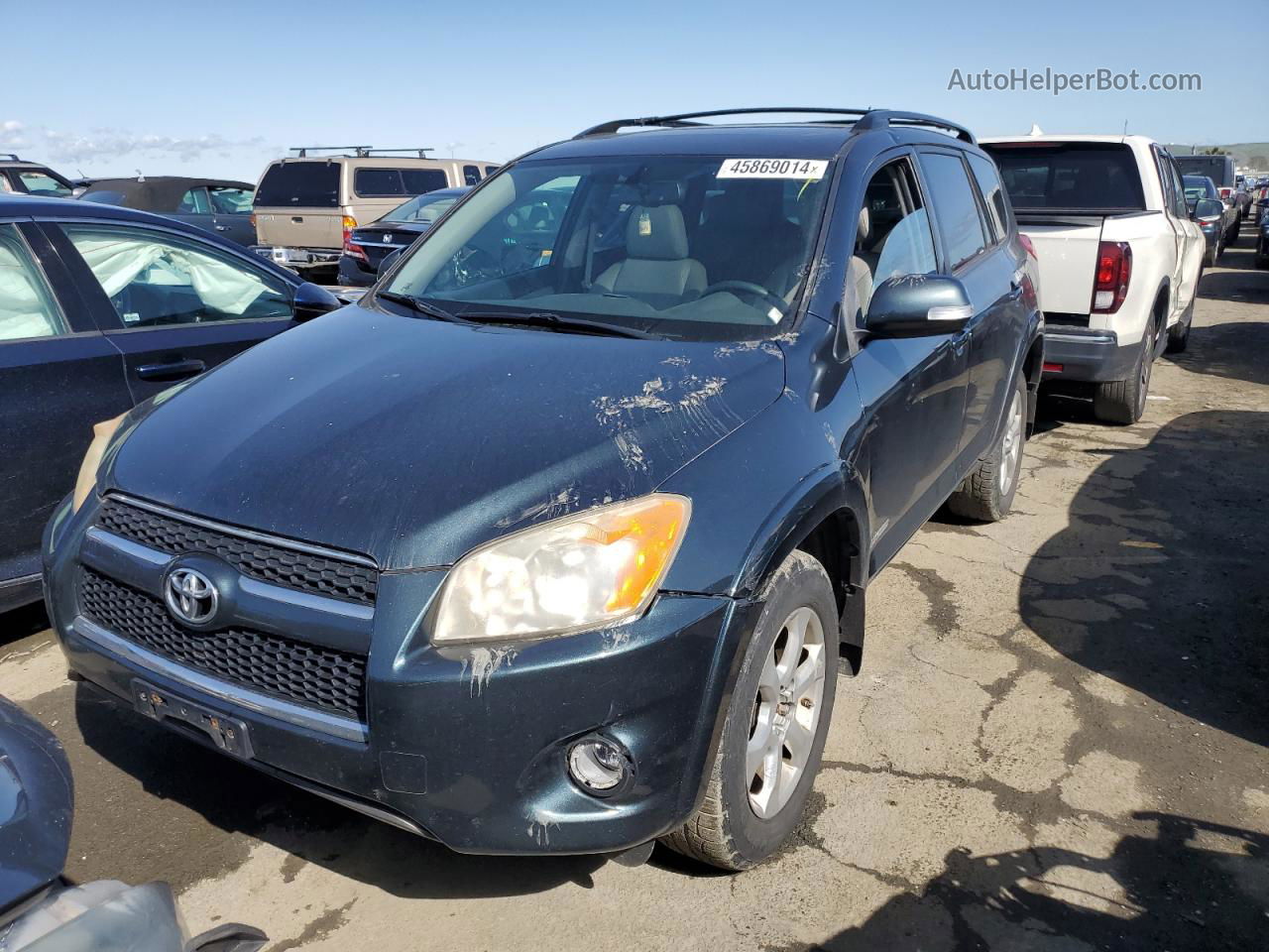 2010 Toyota Rav4 Limited Black vin: JTMYF4DV8A5017454