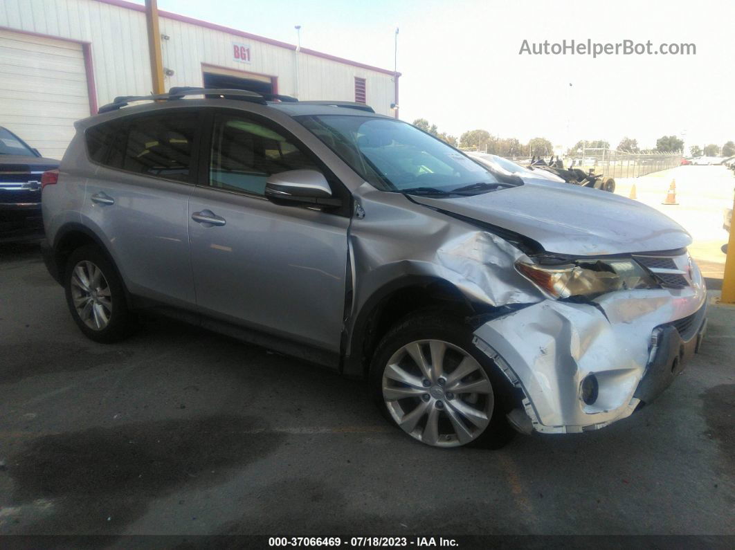 2015 Toyota Rav4 Limited Silver vin: JTMYFREV0FD053051