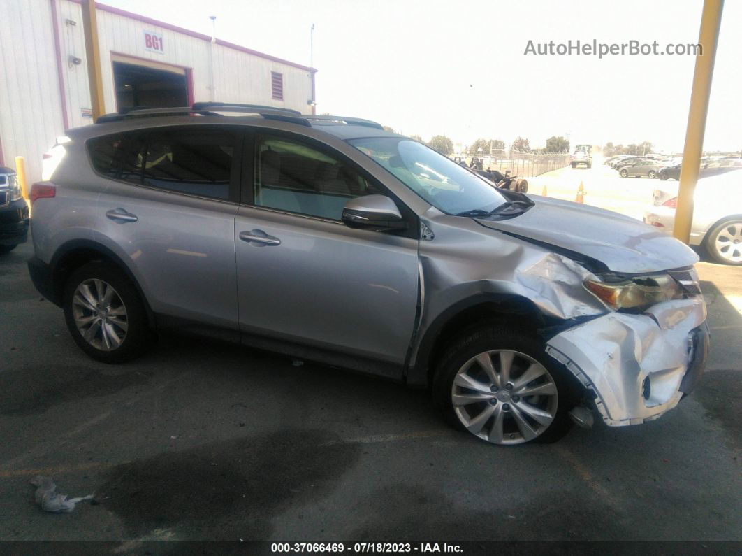 2015 Toyota Rav4 Limited Silver vin: JTMYFREV0FD053051