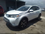 2015 Toyota Rav4 Limited White vin: JTMYFREV0FD073803