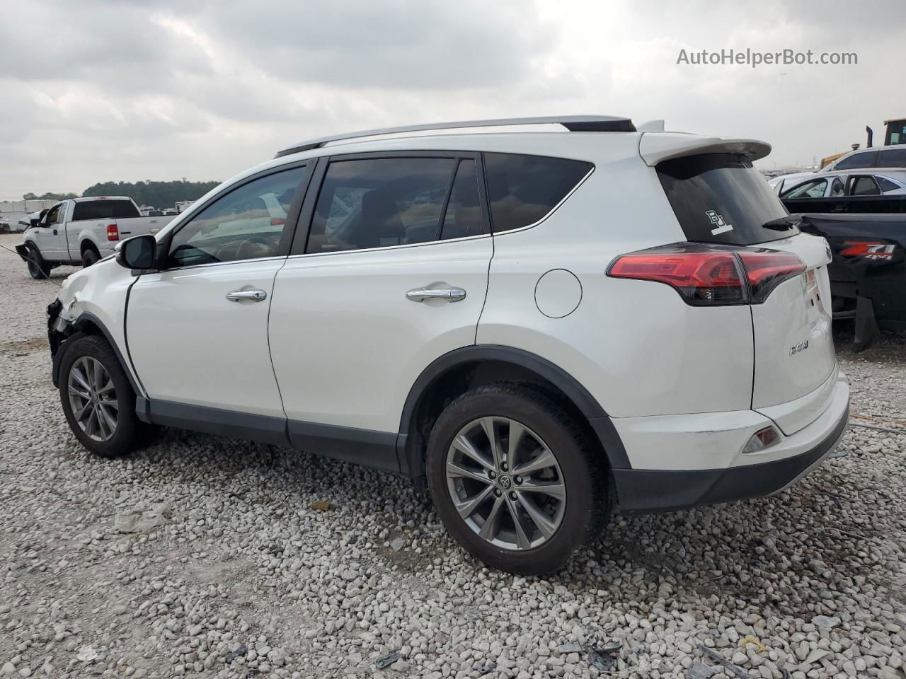 2018 Toyota Rav4 Limited Cream vin: JTMYFREV0JJ198133