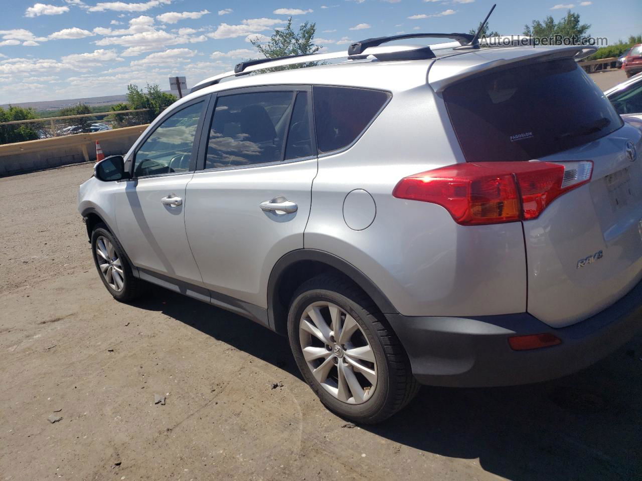 2015 Toyota Rav4 Limited Серебряный vin: JTMYFREV1FD054306