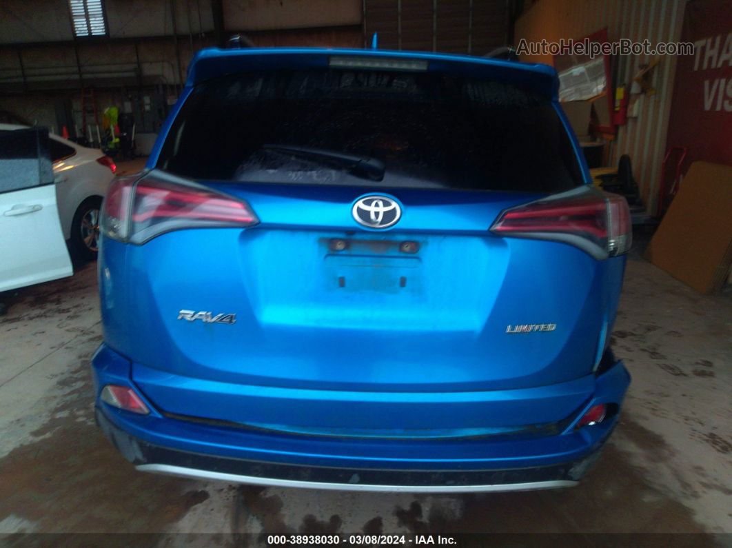 2016 Toyota Rav4 Limited Blue vin: JTMYFREV1GJ067821