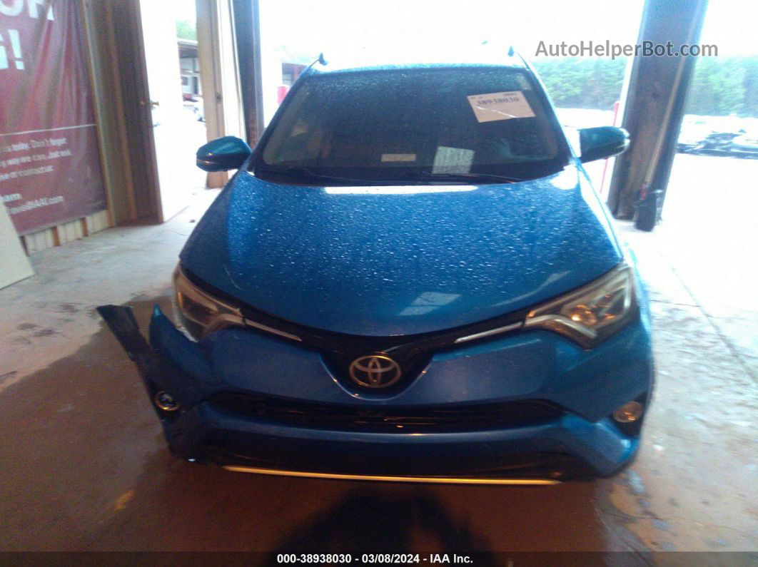 2016 Toyota Rav4 Limited Blue vin: JTMYFREV1GJ067821