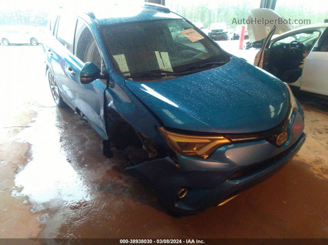 2016 Toyota Rav4 Limited Синий vin: JTMYFREV1GJ067821