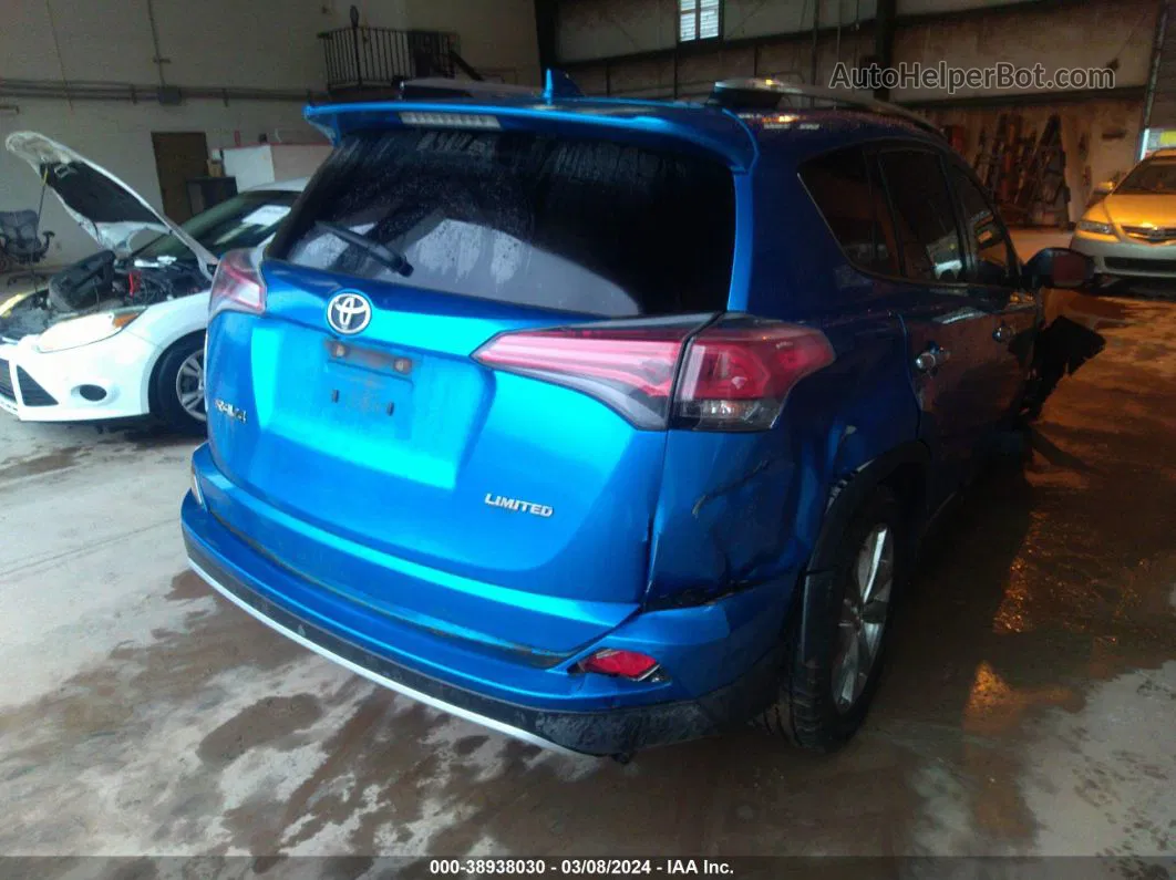 2016 Toyota Rav4 Limited Синий vin: JTMYFREV1GJ067821