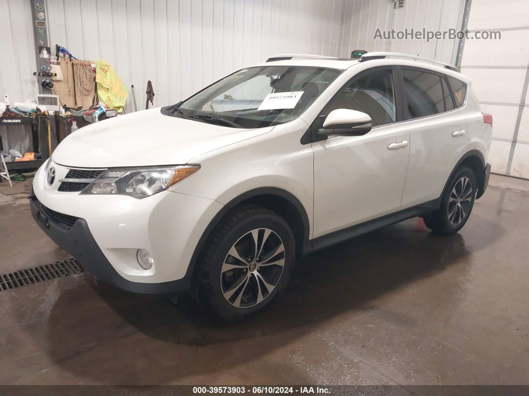 2015 Toyota Rav4 Limited Белый vin: JTMYFREV5FJ027837