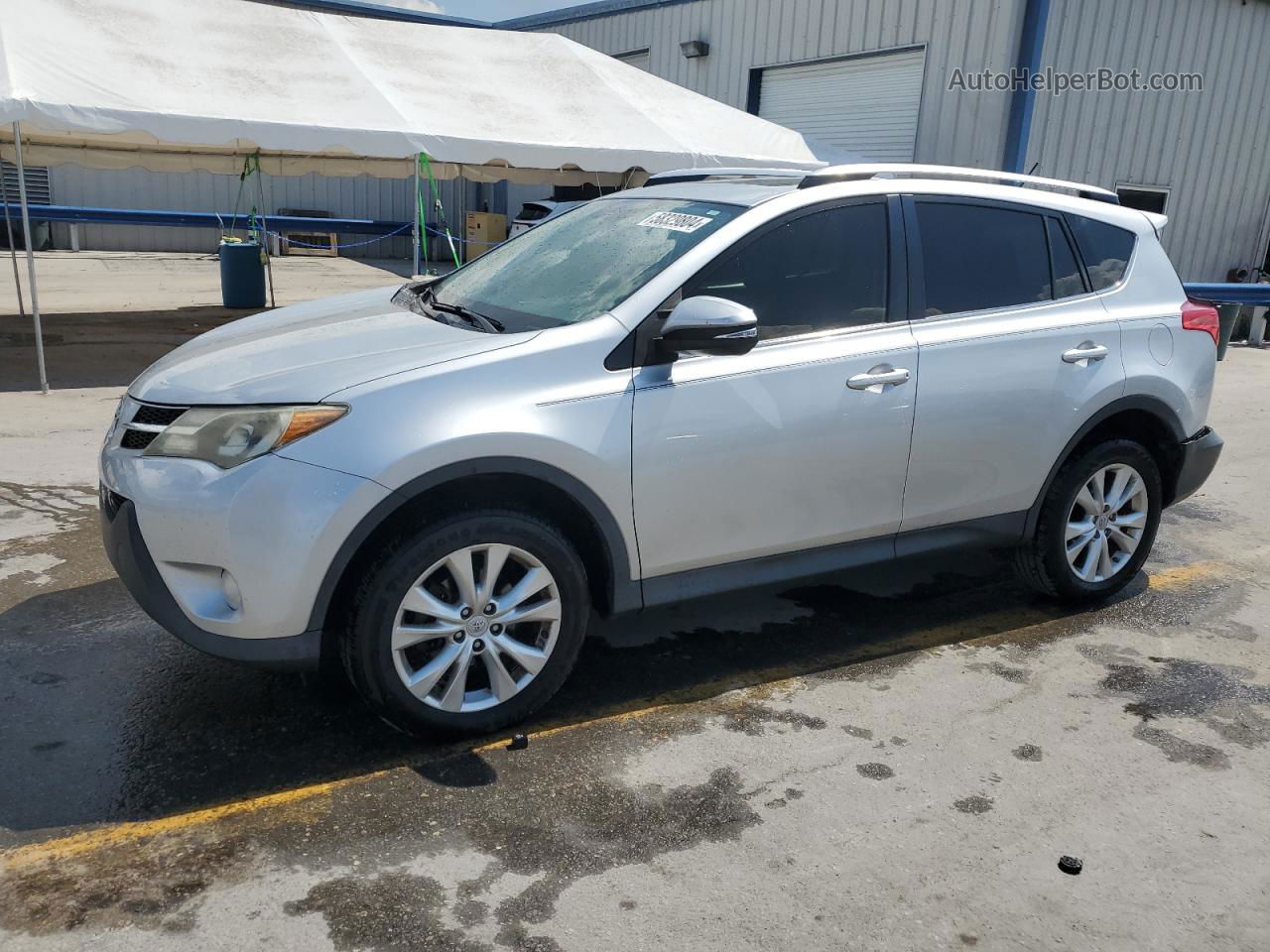 2015 Toyota Rav4 Limited Silver vin: JTMYFREV7FD064161