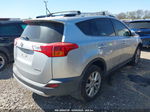 2015 Toyota Rav4 Limited Silver vin: JTMYFREV9FJ040011