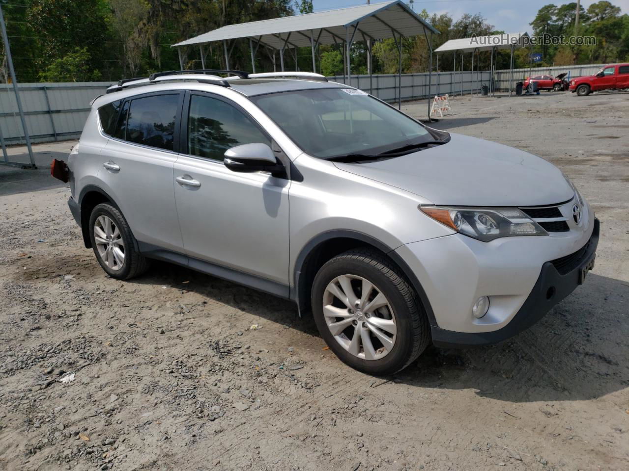 2015 Toyota Rav4 Limited Серебряный vin: JTMYFREV9FJ057598