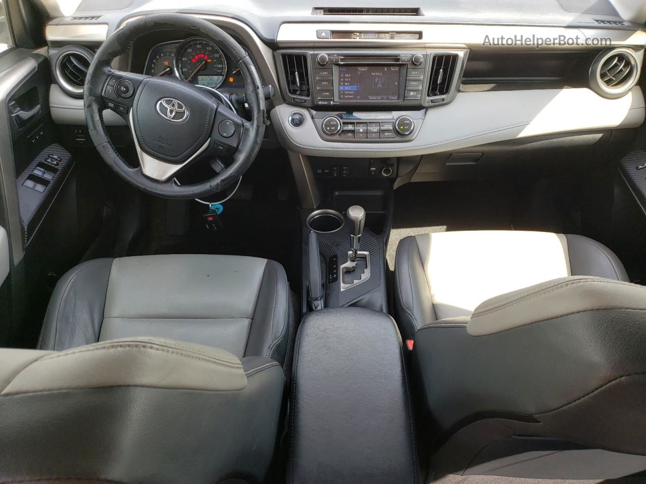 2015 Toyota Rav4 Limited Серебряный vin: JTMYFREV9FJ057598