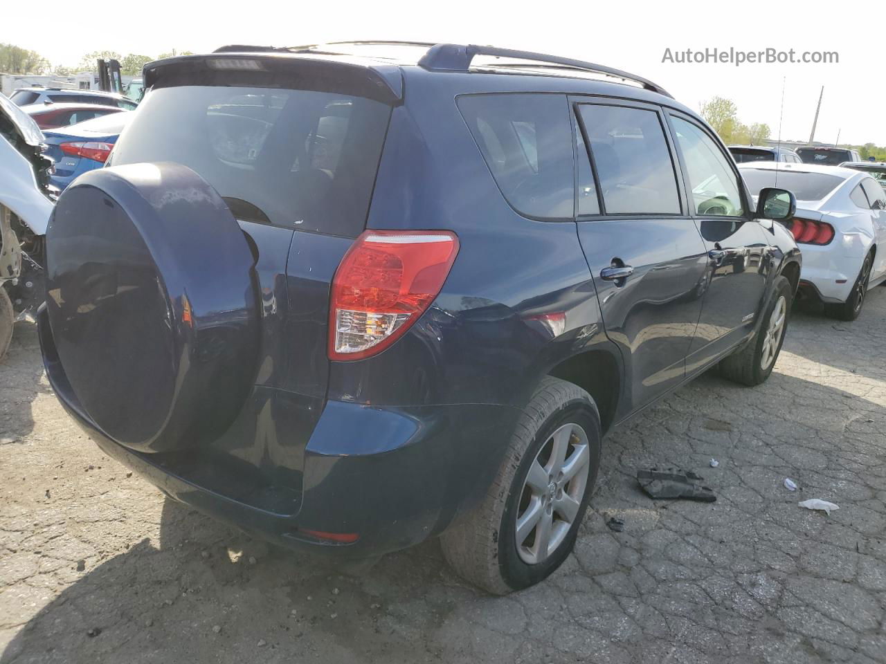 2007 Toyota Rav4 Limited Blue vin: JTMZD31V075052023