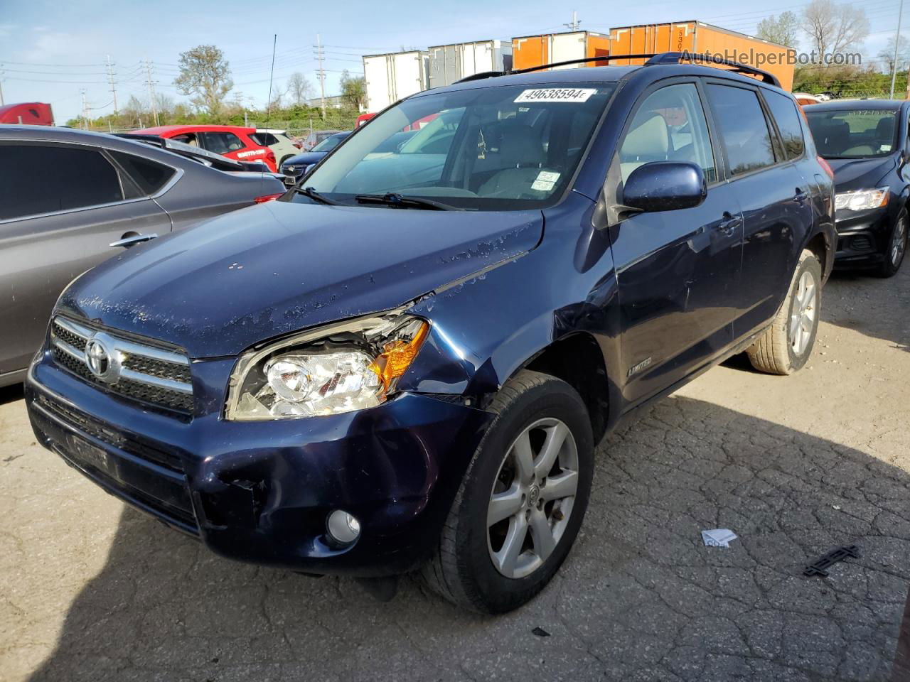 2007 Toyota Rav4 Limited Blue vin: JTMZD31V075052023