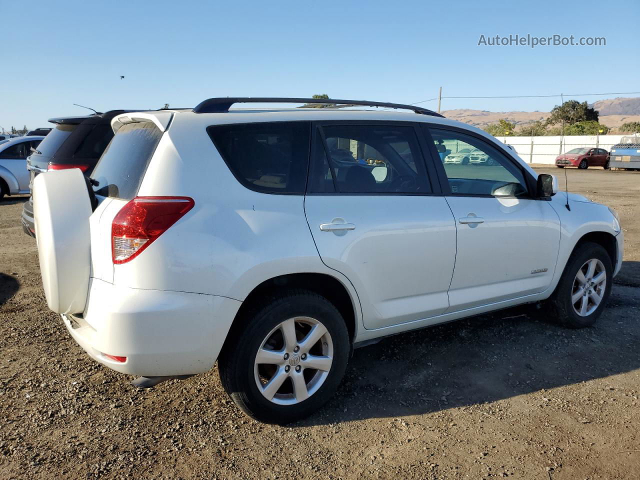 2007 Toyota Rav4 Limited White vin: JTMZD31V075052376