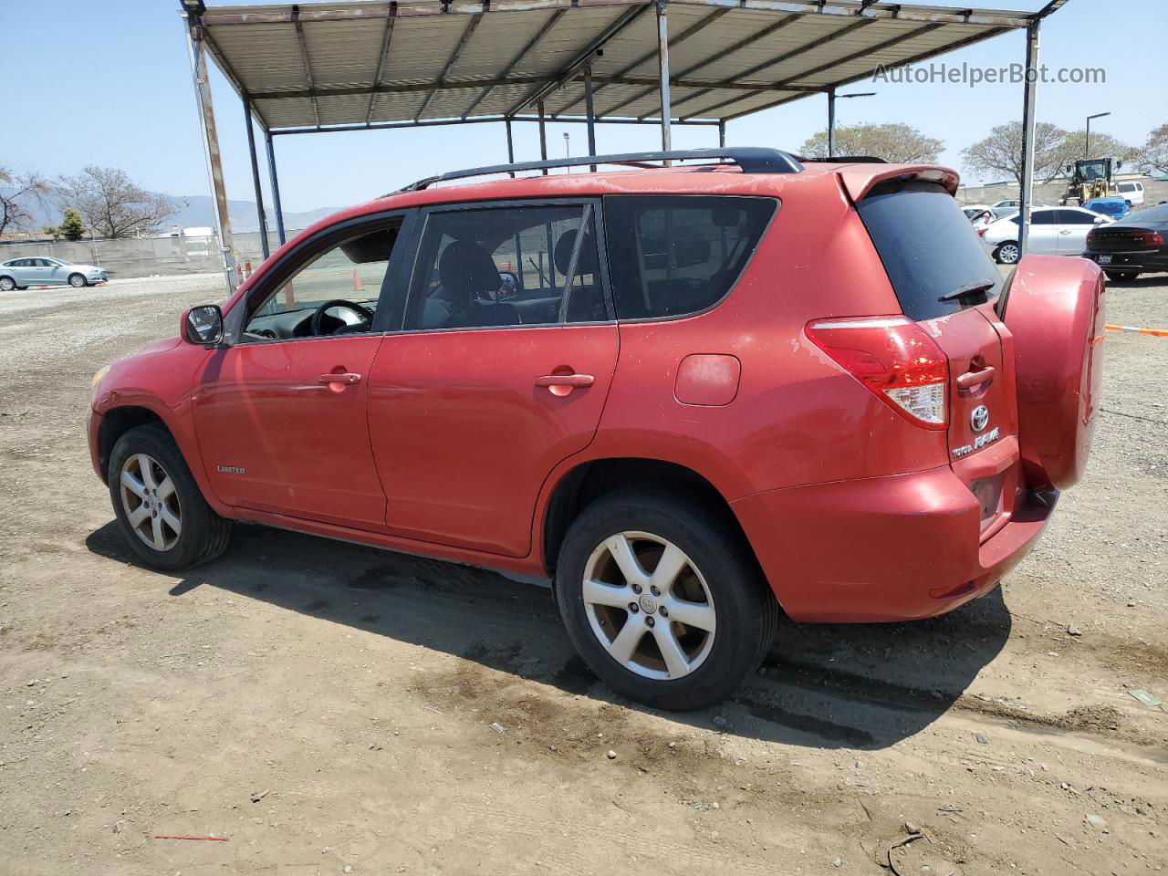 2007 Toyota Rav4 Limited Red vin: JTMZD31V375064635