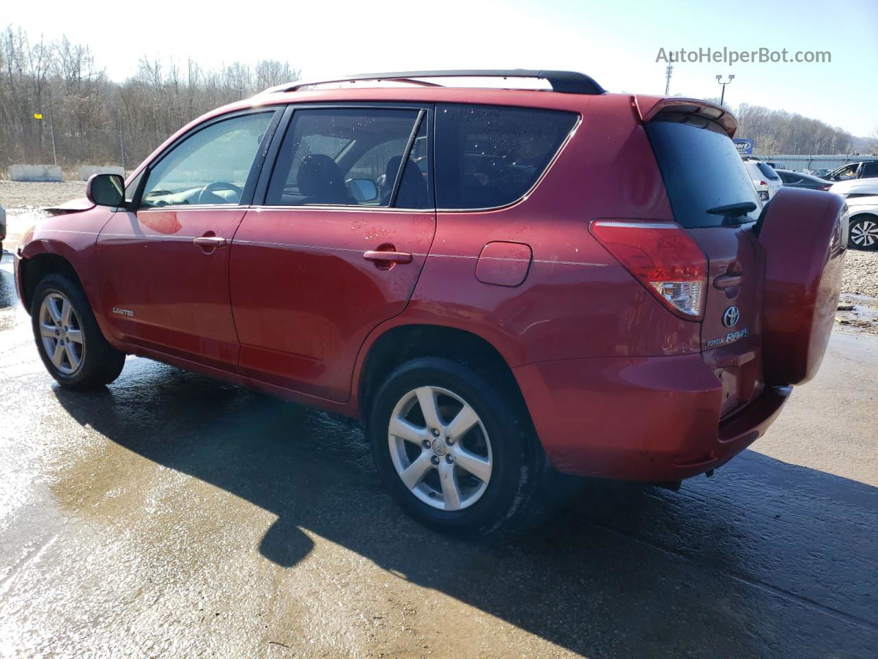 2007 Toyota Rav4 Limited Бордовый vin: JTMZD31V476021965