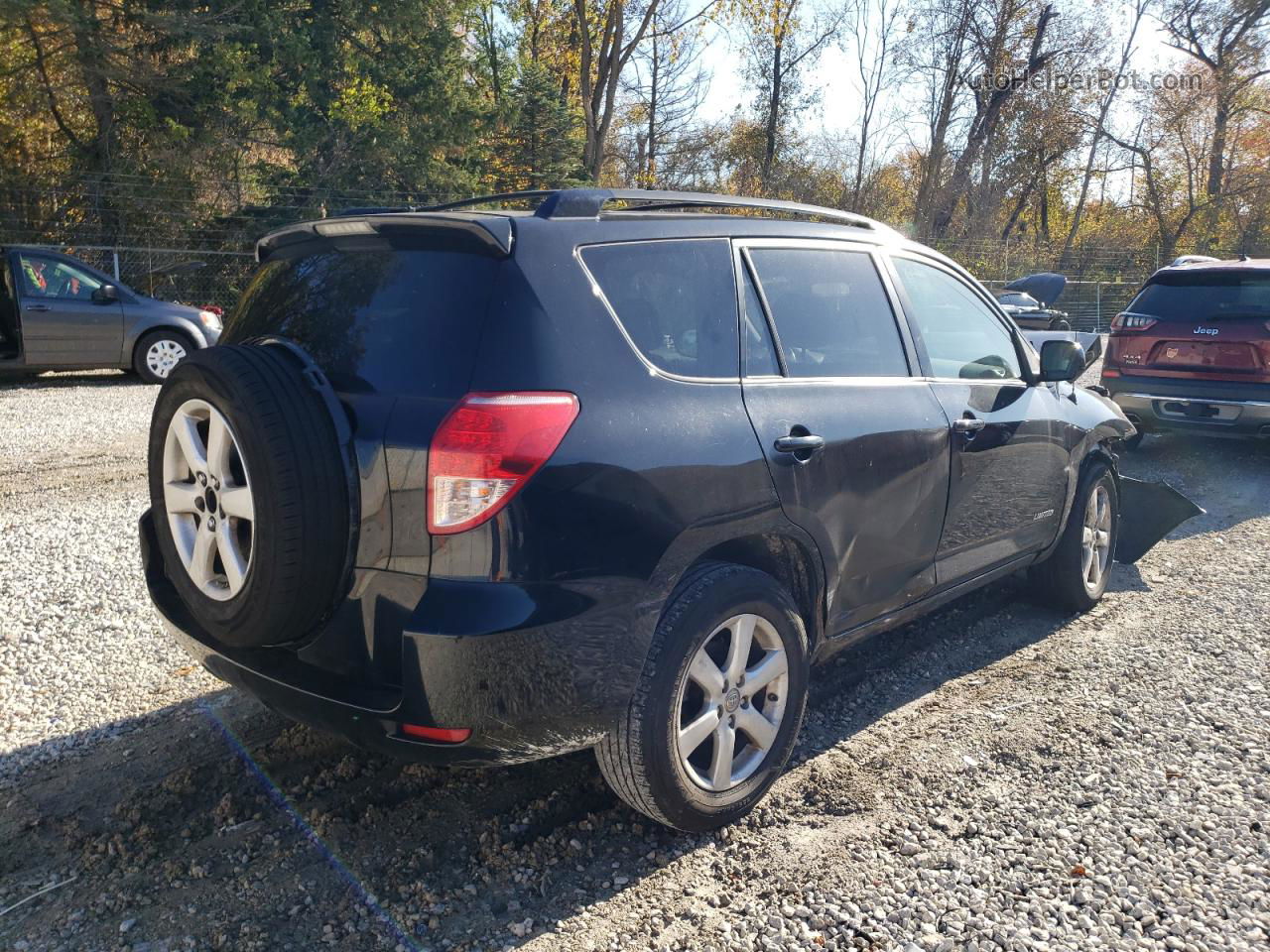 2007 Toyota Rav4 Limited Black vin: JTMZD31V476032013