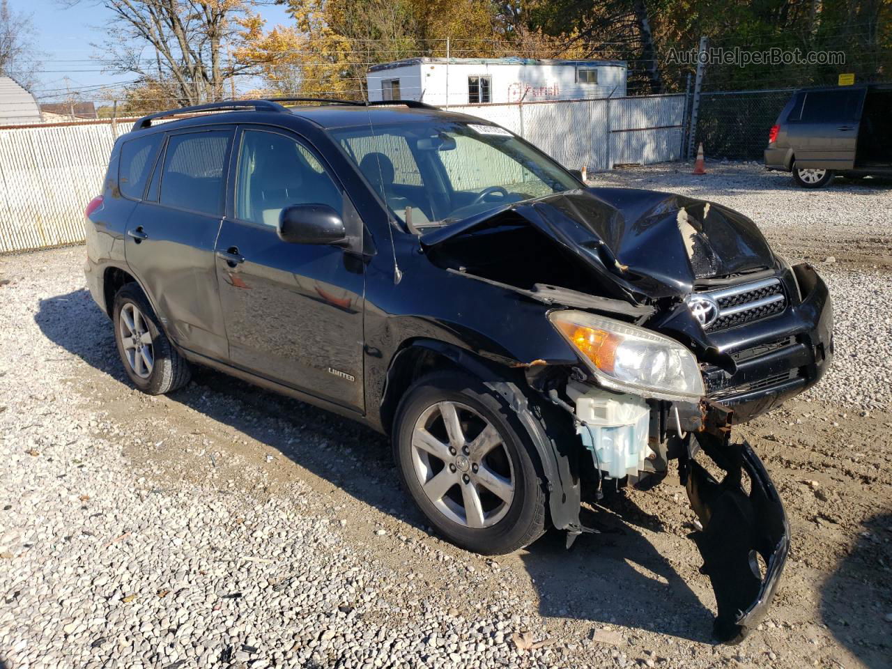 2007 Toyota Rav4 Limited Black vin: JTMZD31V476032013